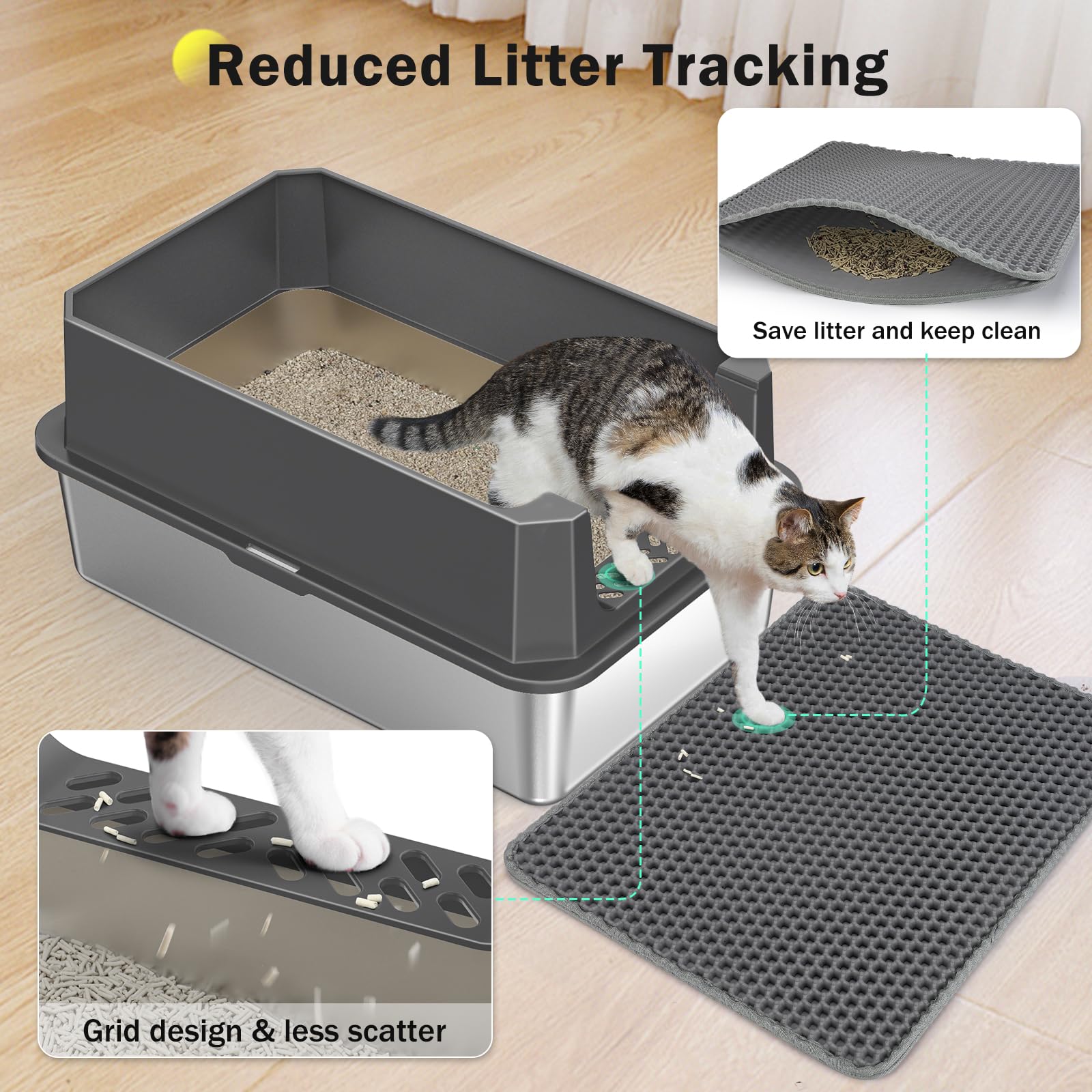 Overlap anti-leak design of MIXJOY box maintains drainage inside seams