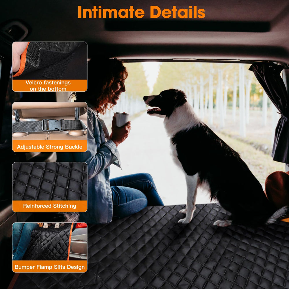 MIXJOY SUV cargo liner 4-in-1 converts to seat cover, cushion, or mat.