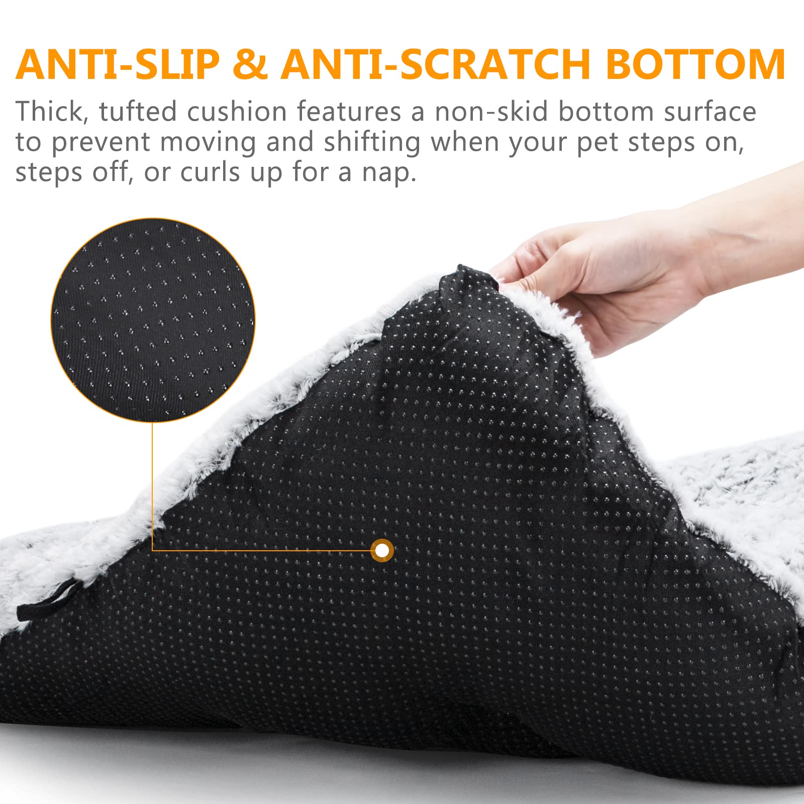 MIXJOY travel-ready pet bed designed for crates, cars, and homes.