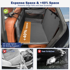 MIXJOY XL dog bed measures 34x22x21.5 inches for spacious rest.