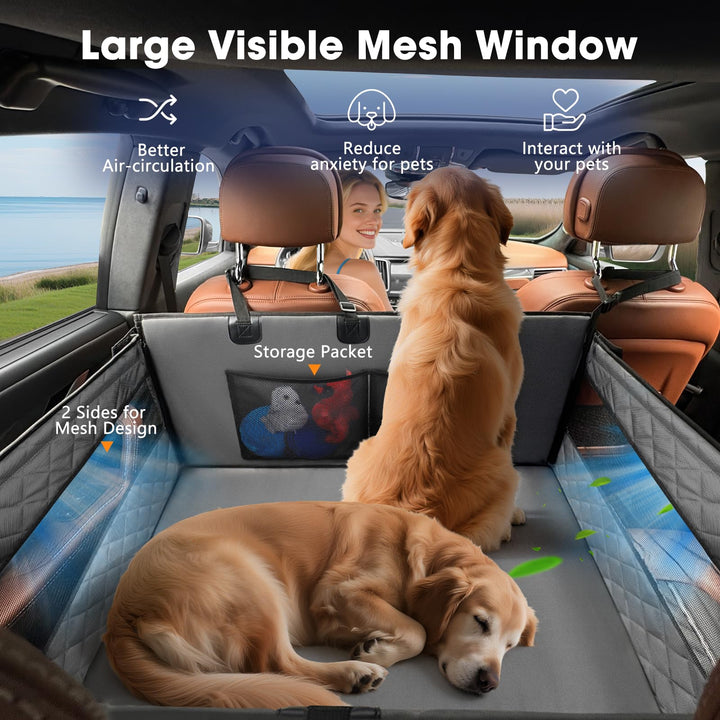 MIXJOY XL passenger-friendly layout lets people sit beside their dog safely.