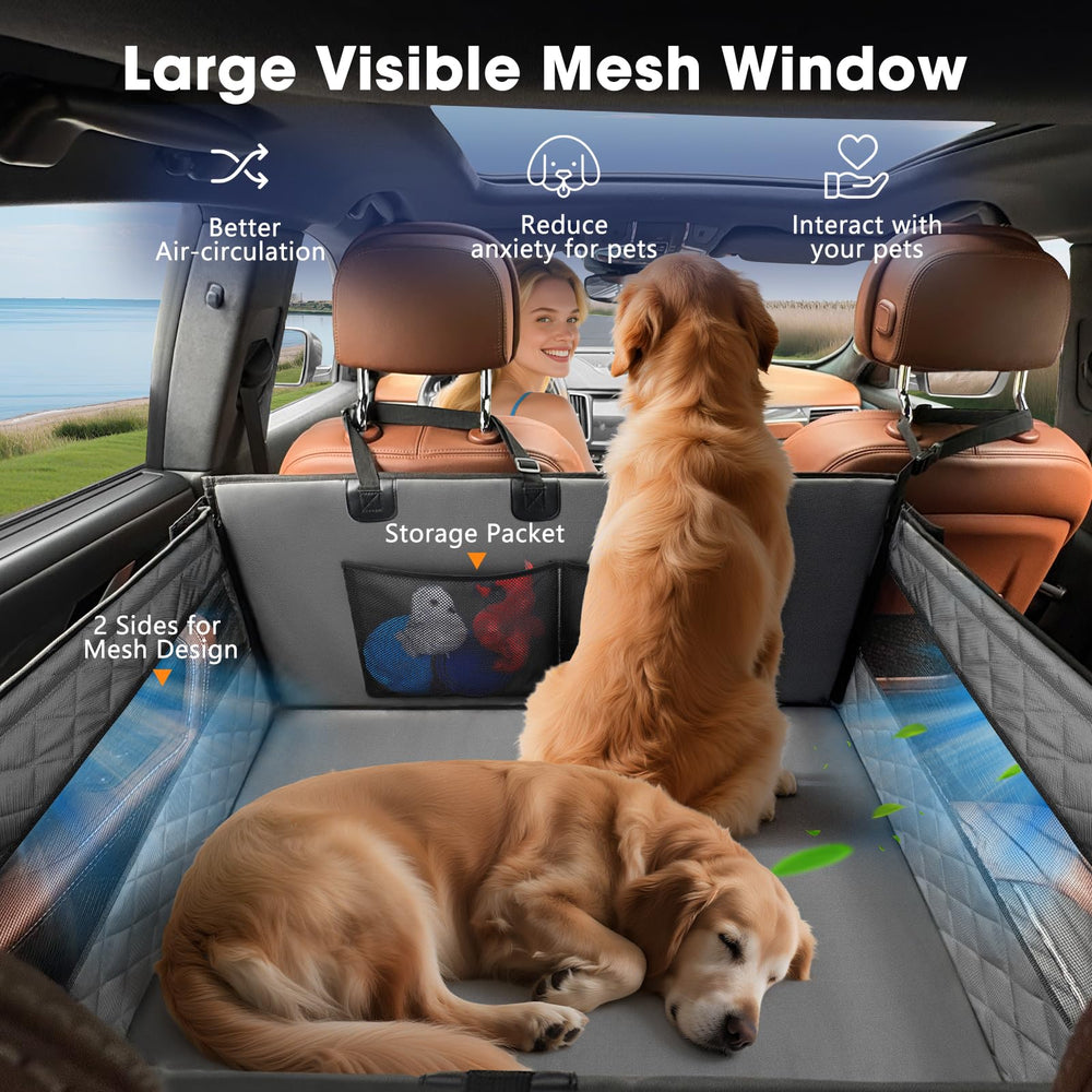 MIXJOY XL passenger-friendly layout lets people sit beside their dog safely.