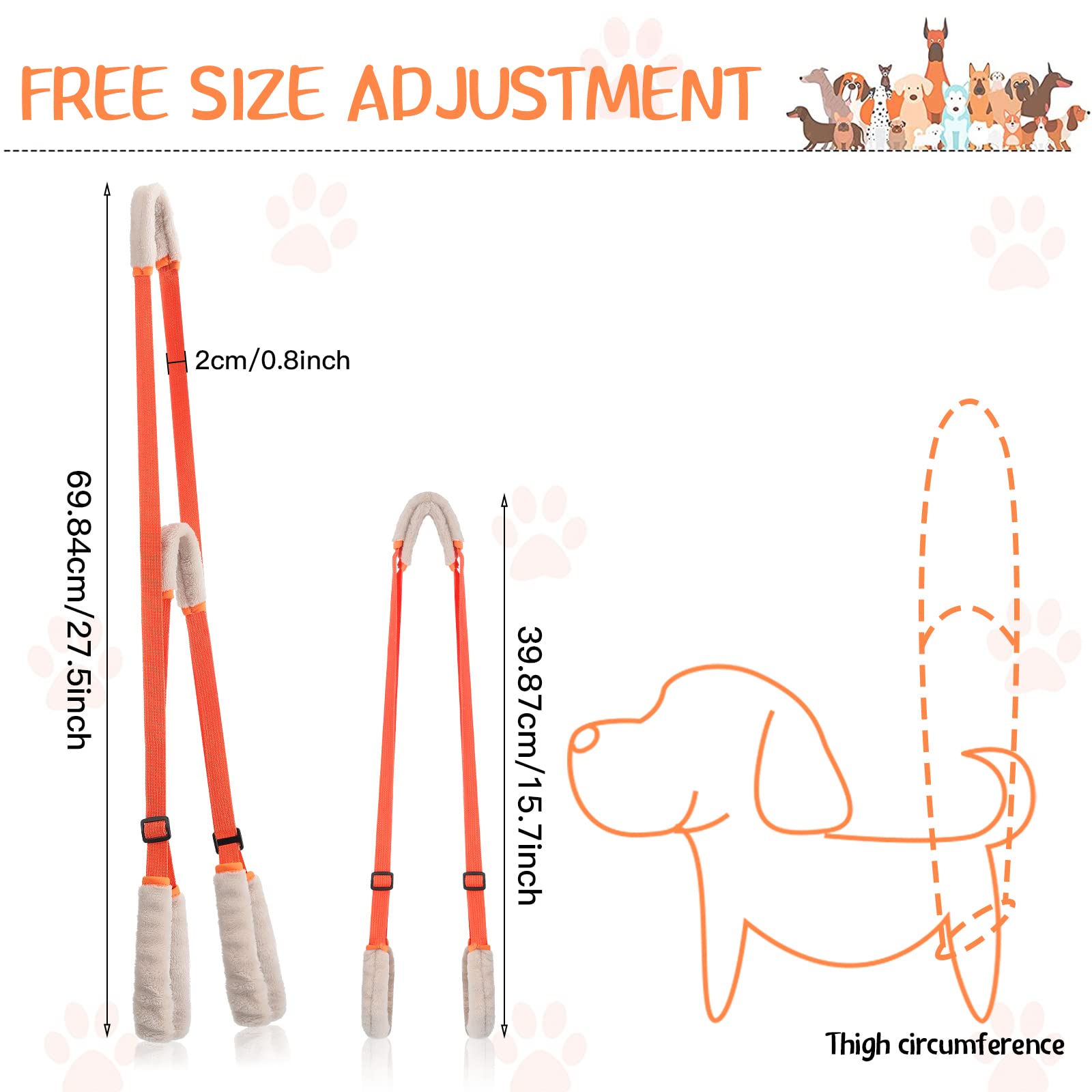 Mixweer hind-leg lifting sling with handle enables safe lifting