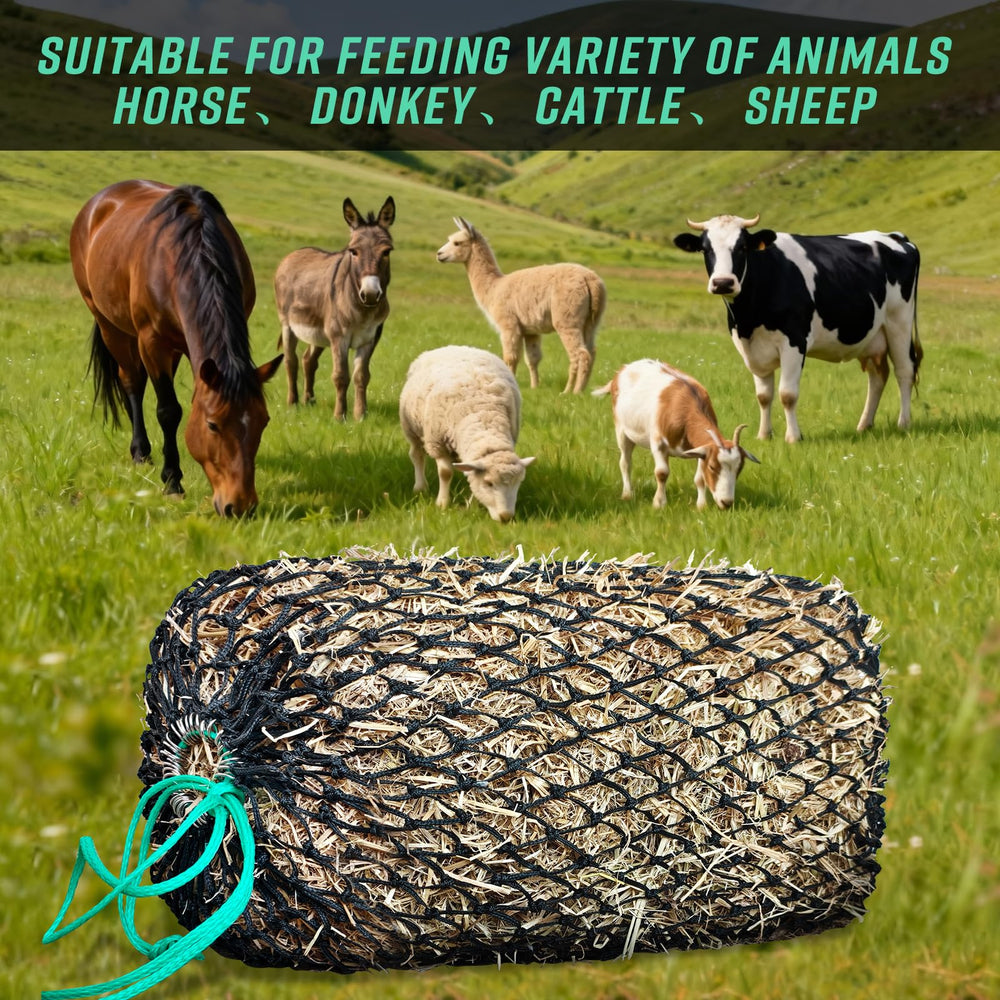 MIYABALA easy-load hay net reduces waste and keeps stalls neat.