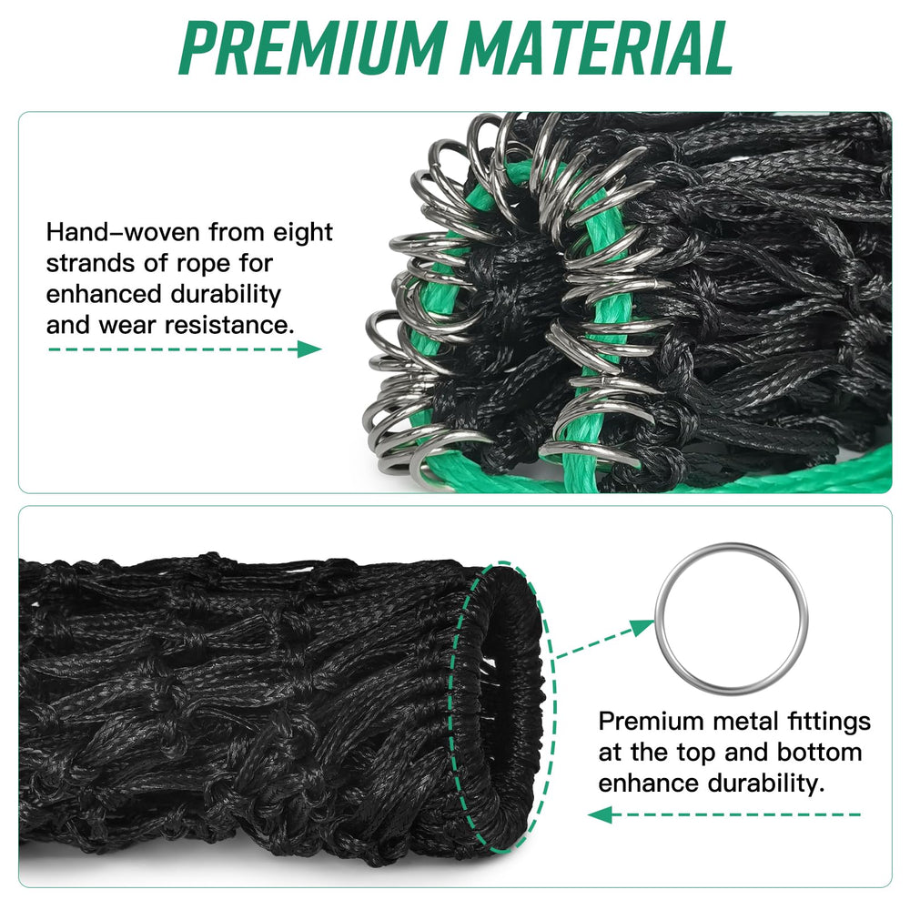 MIYABALA premium PE material hay net, durable and animal-safe.