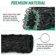 MIYABALA premium PE material hay net, durable and animal-safe.