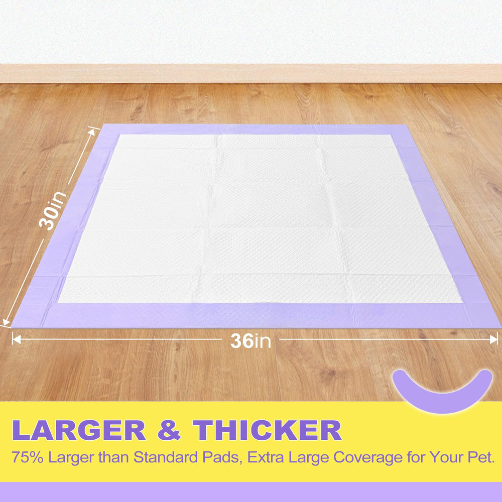 MIZOK adhesive corner tabs secure the pad to prevent slipping on furniture.