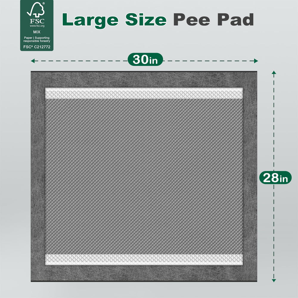 MIZOK Charcoal pee pad FSC-certified materials supporting responsible forestry