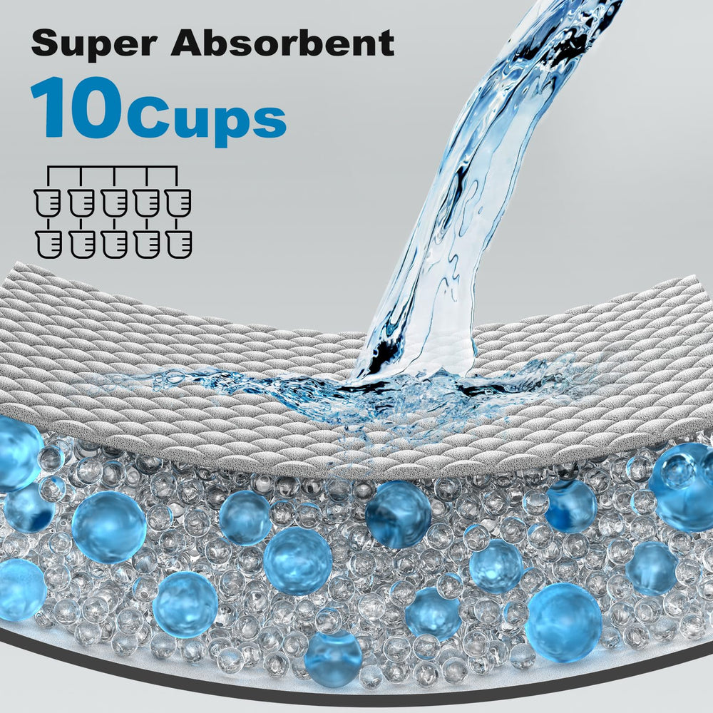 MIZOK leak-proof bottom protects floors from moisture.