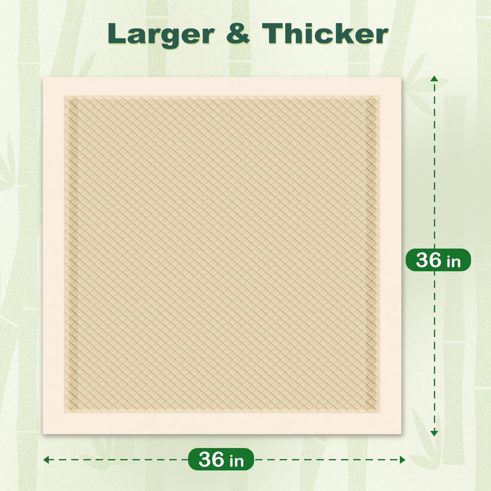MIZOK large-36x36-dog-pad provides ample space for big breeds.