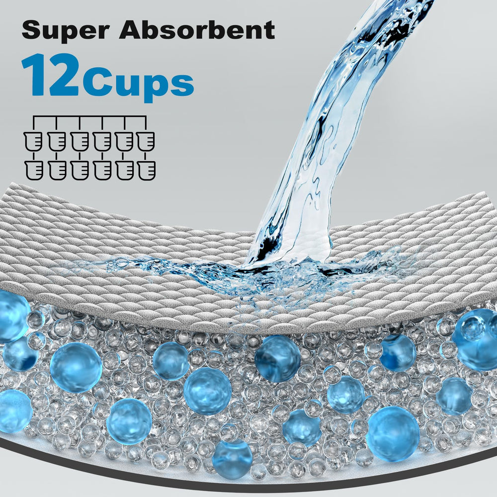 MIZOK leak-proof bottom with PE film and tabs prevents spills