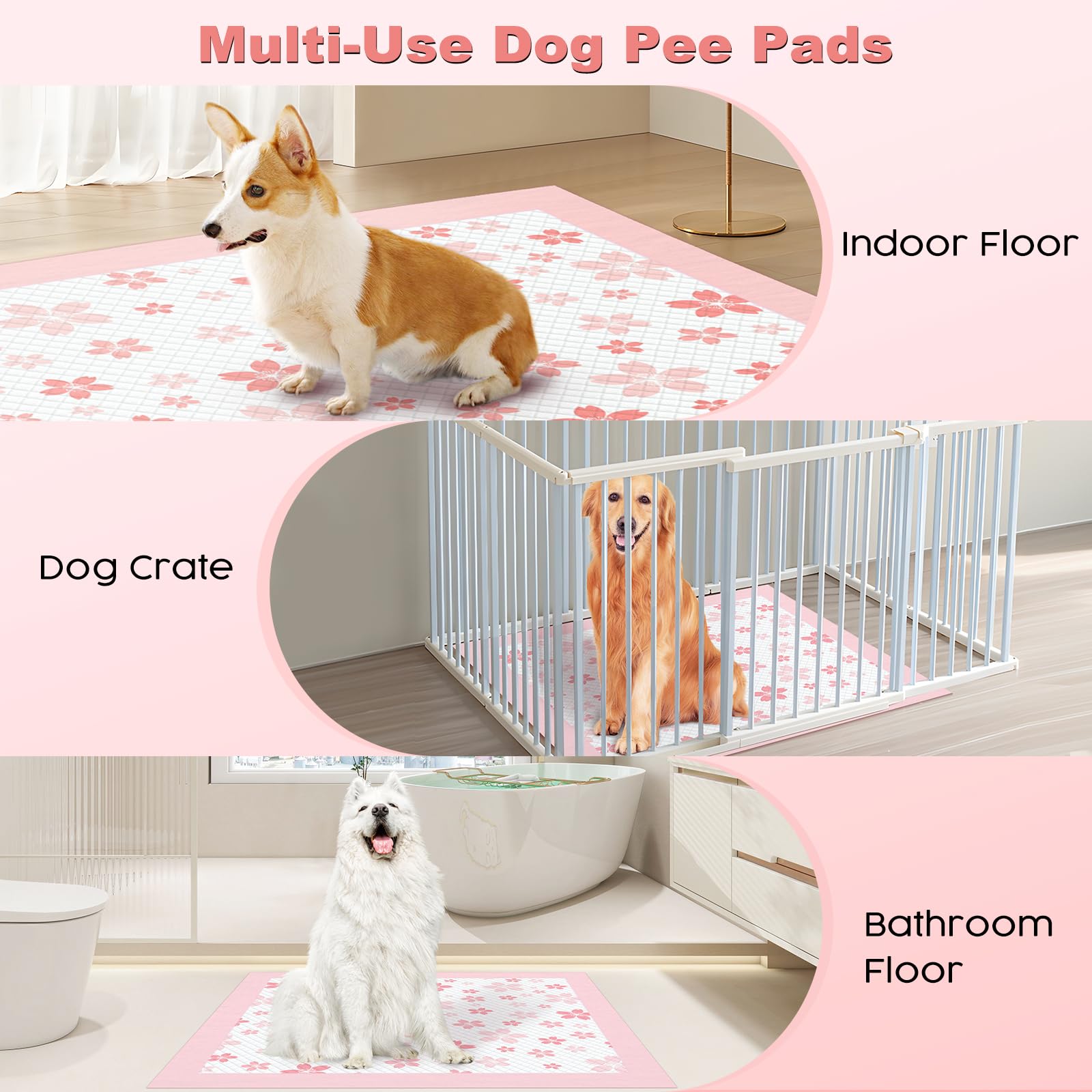 MIZOK leak-proof back pad protecting floors and carpets