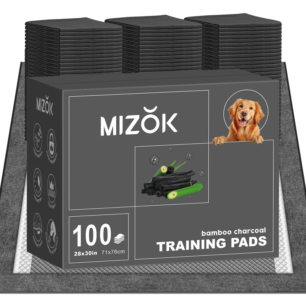 MIZOK pee pad featuring charcoal odor-control for fresher rooms