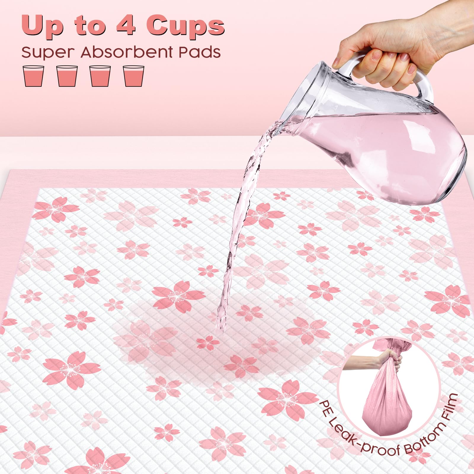 MIZOK leak-proof backing protects floors during indoor use