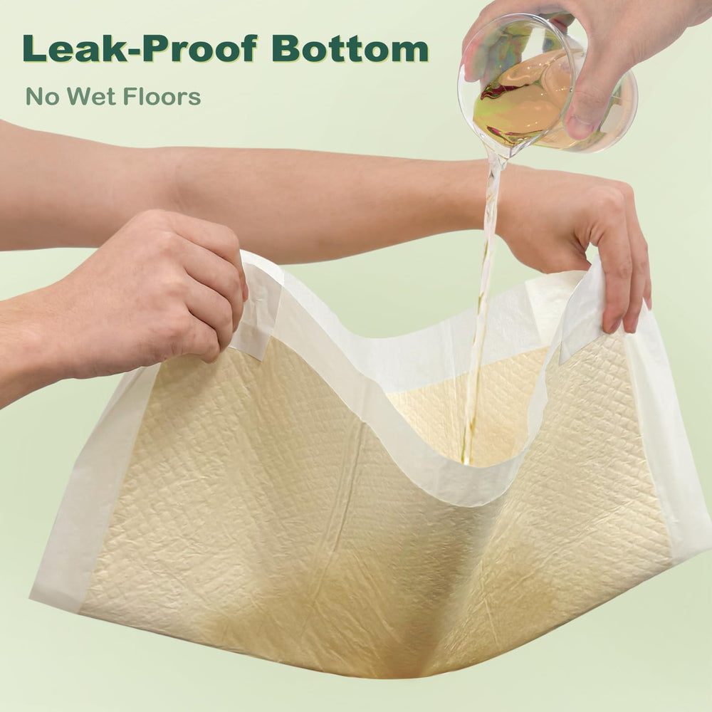 MIZOK 100-count pack provides ready-to-use training pads.