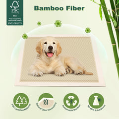 MIZOK puppy pads odor elimination graphic highlighting fresh home potential