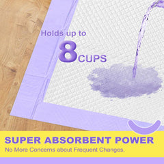 MIZOK pads feature a PE film bottom to prevent leaks.