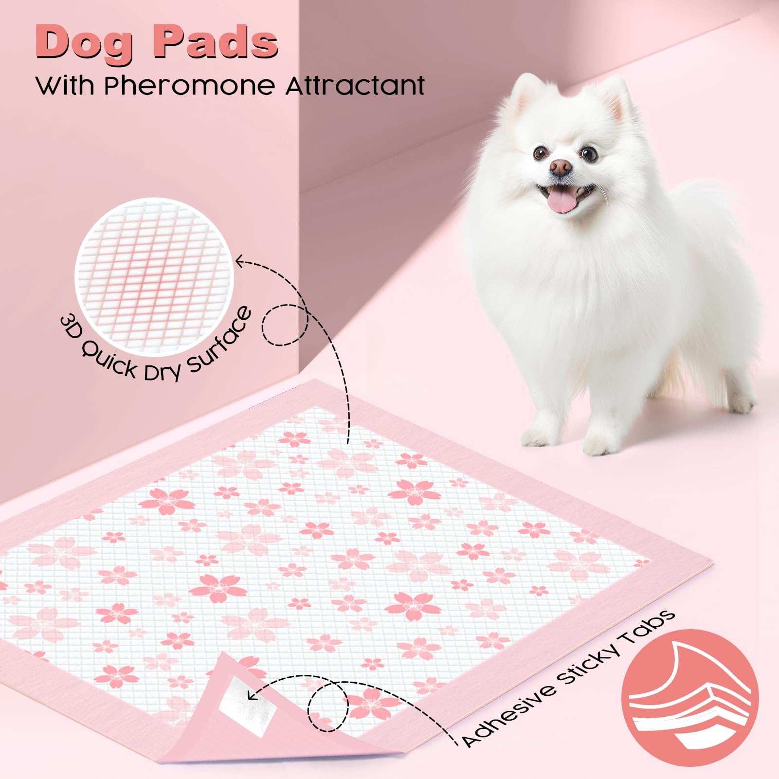 MIZOK 22x22 inch pad is ideal for small breeds like Yorkies.