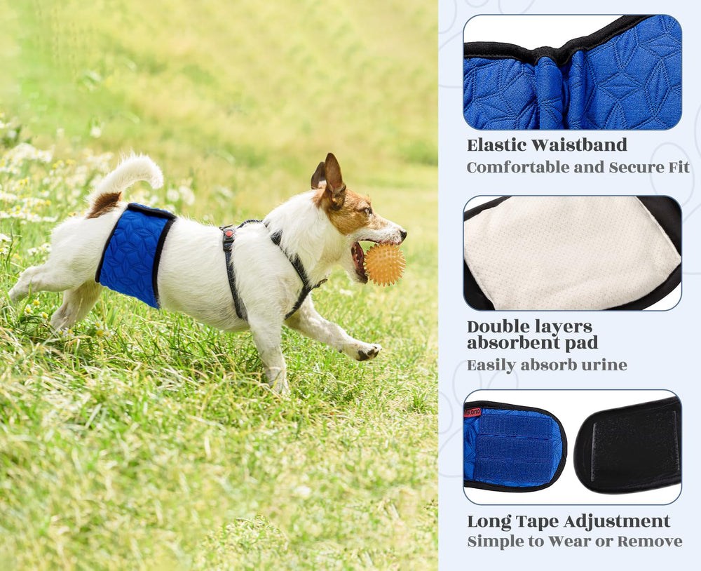 Mkono adjustable adhesive strap shows customizable length for snug waist fit.