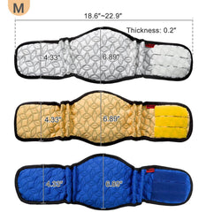 Mkono male dog belly band wrap white 3-pack soft and easy to clean
