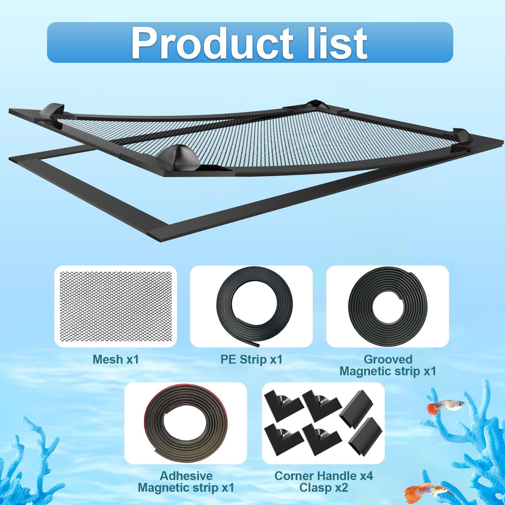 Package includes MLEJU lid, tape, buckles, and manual.