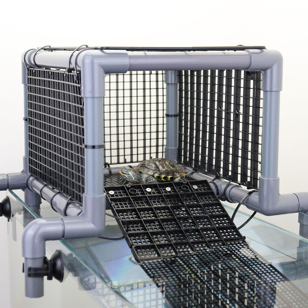 MLONDHSU Turtle Basking Platform Dock side view highlights stable elevated platform