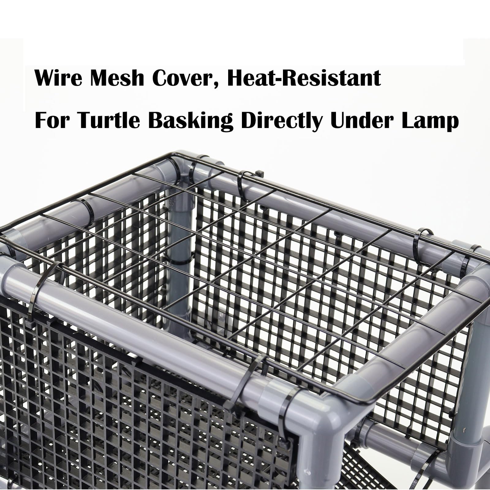 MLONDHSU Turtle Basking Platform Dock suction cups secure glass attachment