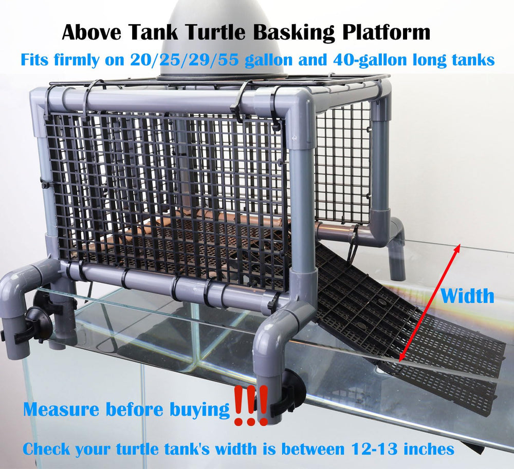 MLONDHSU Turtle Basking Platform Dock drainage promotes rapid drying