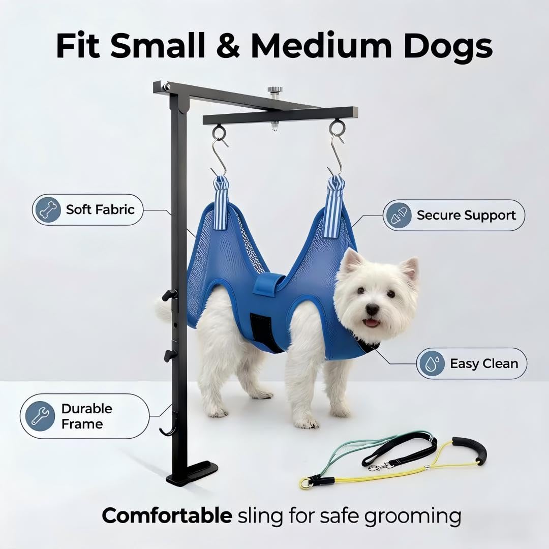 Mluyeri restraint leashes help keep pets secure while brushing