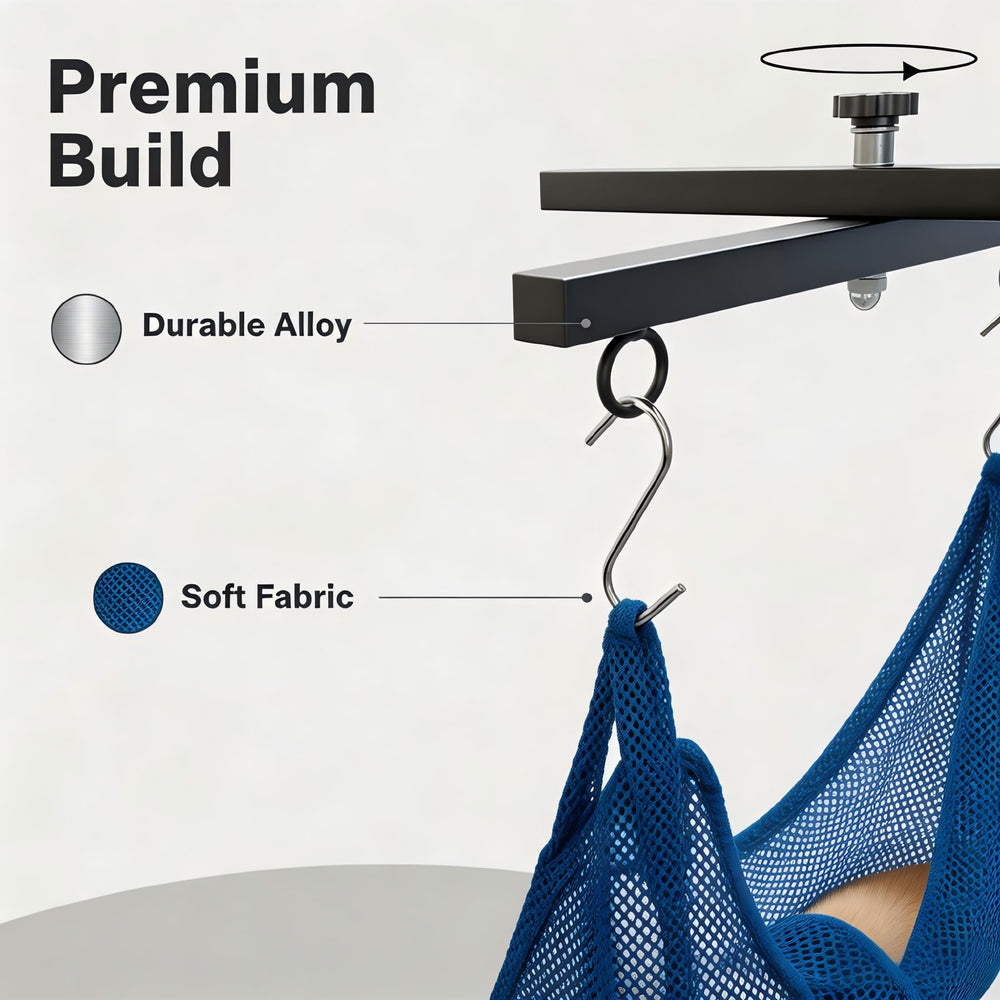 Mluyeri foldable grooming arm stores neatly when not in use