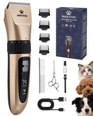 M&M STAR dog grooming kit package for a complete at-home grooming setup.