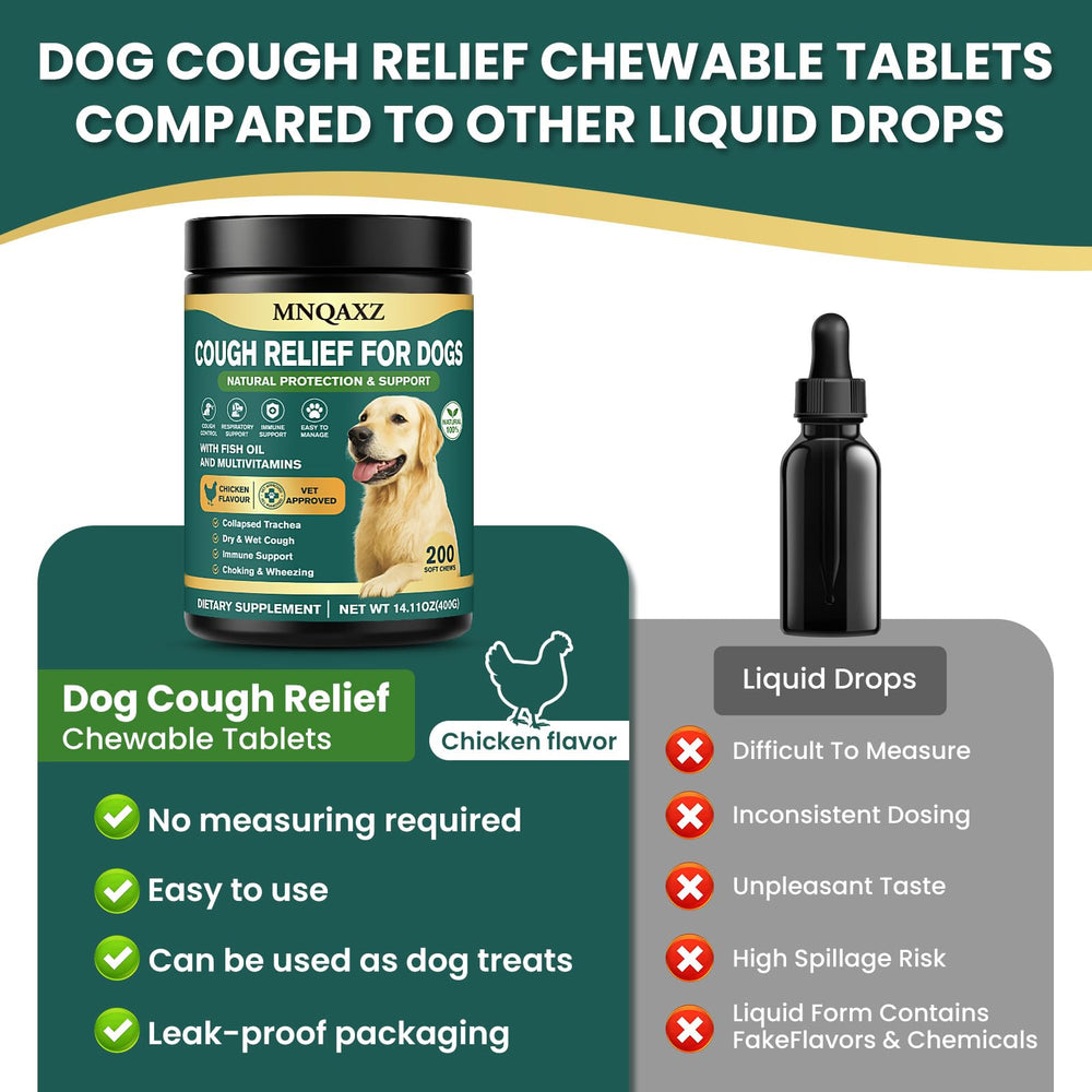 MNQAXZ Dog Cough Relief Chews ingredients scene featuring marshmallow and chamomile