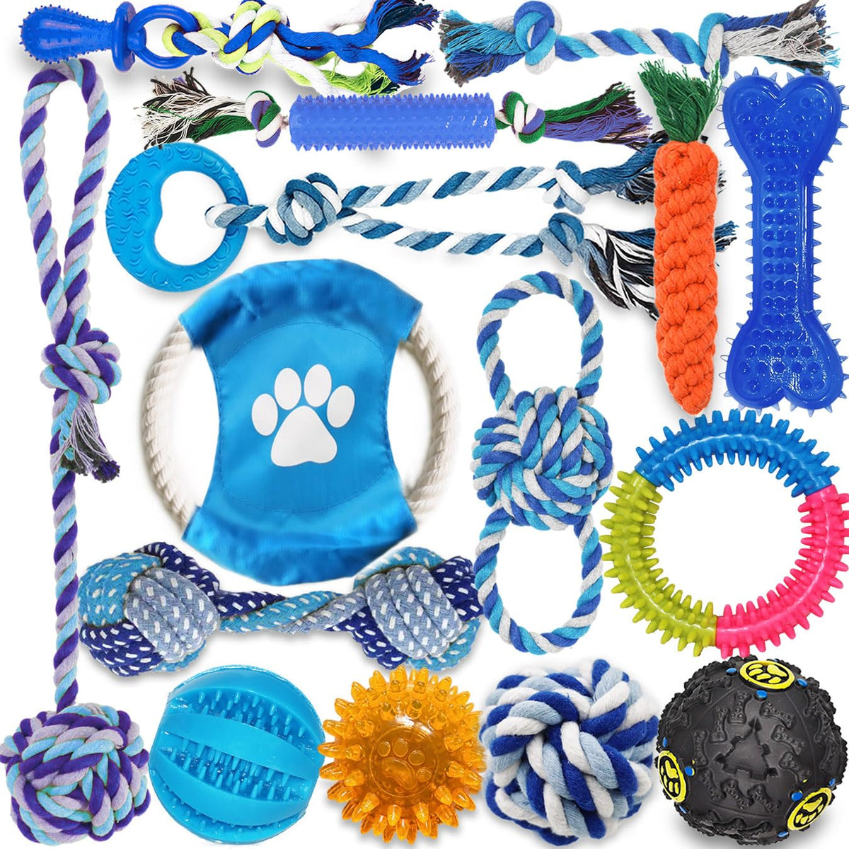 Mnubsrva teething spiky ring for gentle gum massage and tartar reduction.