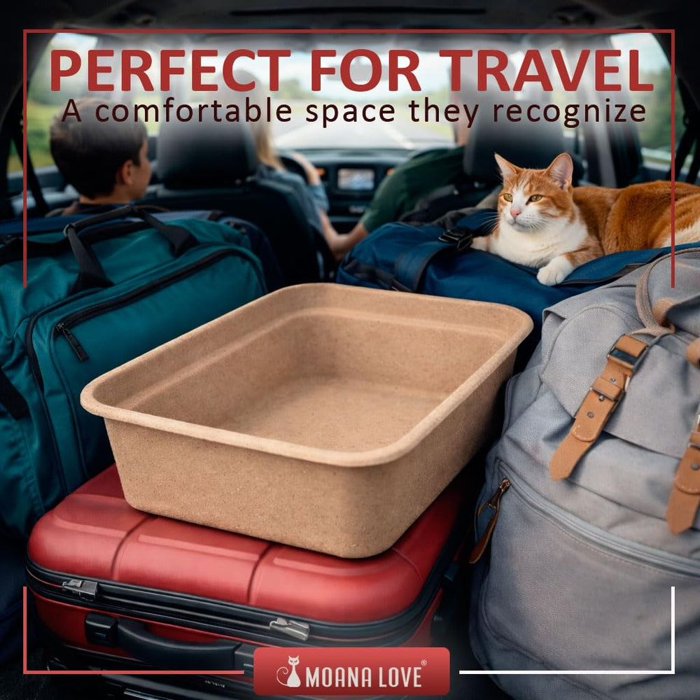 Odor control and convenience with disposable litter box.