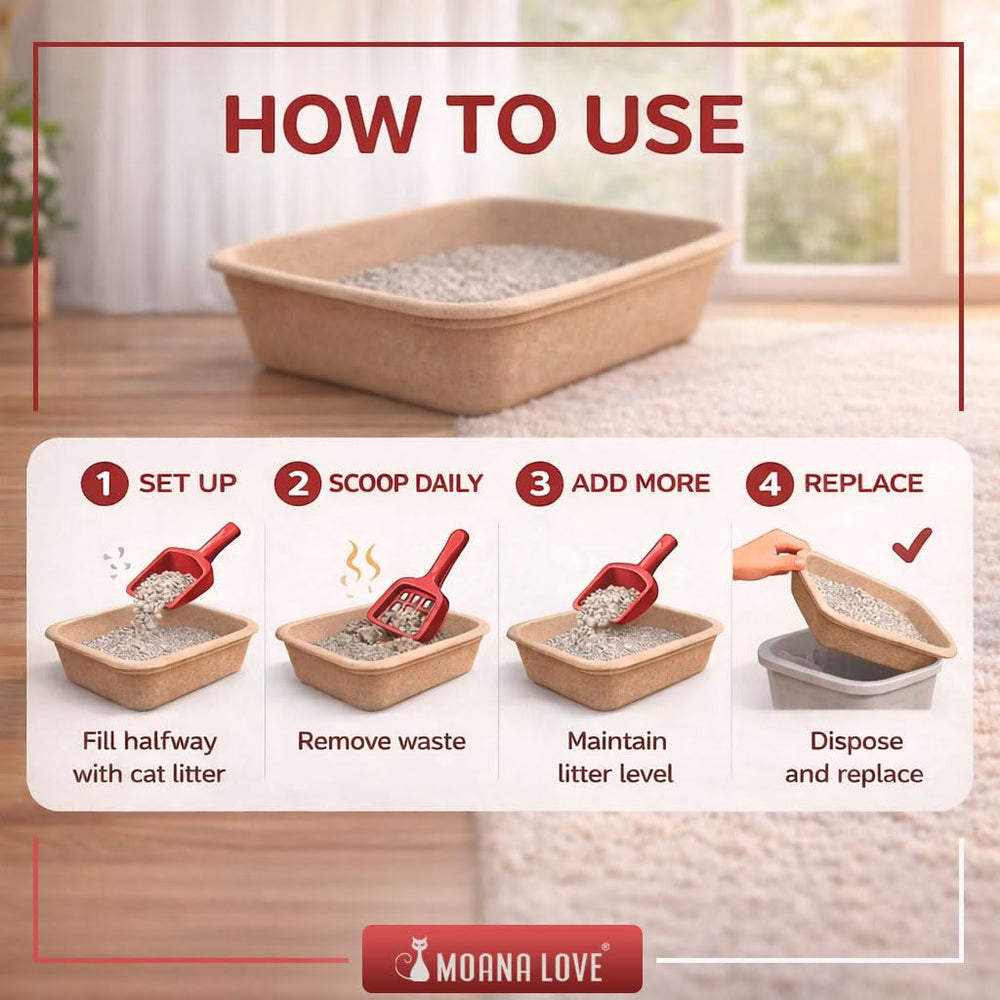 Versatile cat litter tray suitable for multi-cat homes.