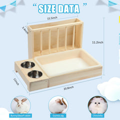 MOBYKE hay dispenser upgrade with wood construction and wide capacity for less refills.