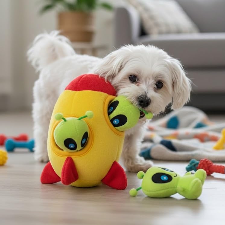 MODERN WAVE 2-in-1 spaceship and aliens toy supports versatile indoor outdoor play.