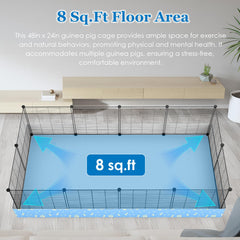 MODESLAB waterproof PVC bottom liner keeps the floor clean and dry.