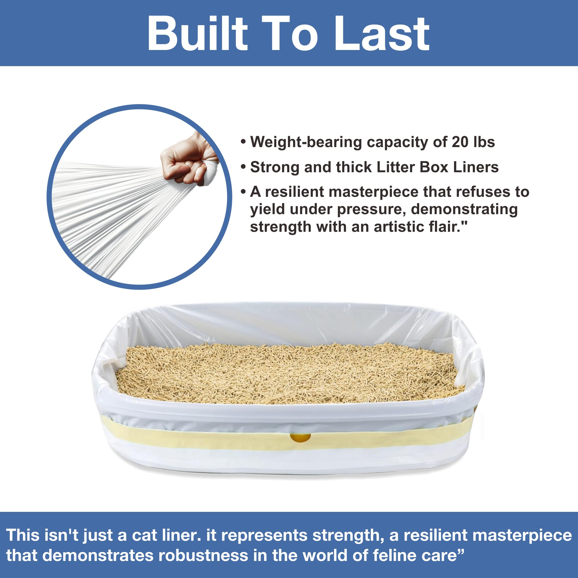 Modish Home Decor liners are individually folded for quick, tear-free changes.