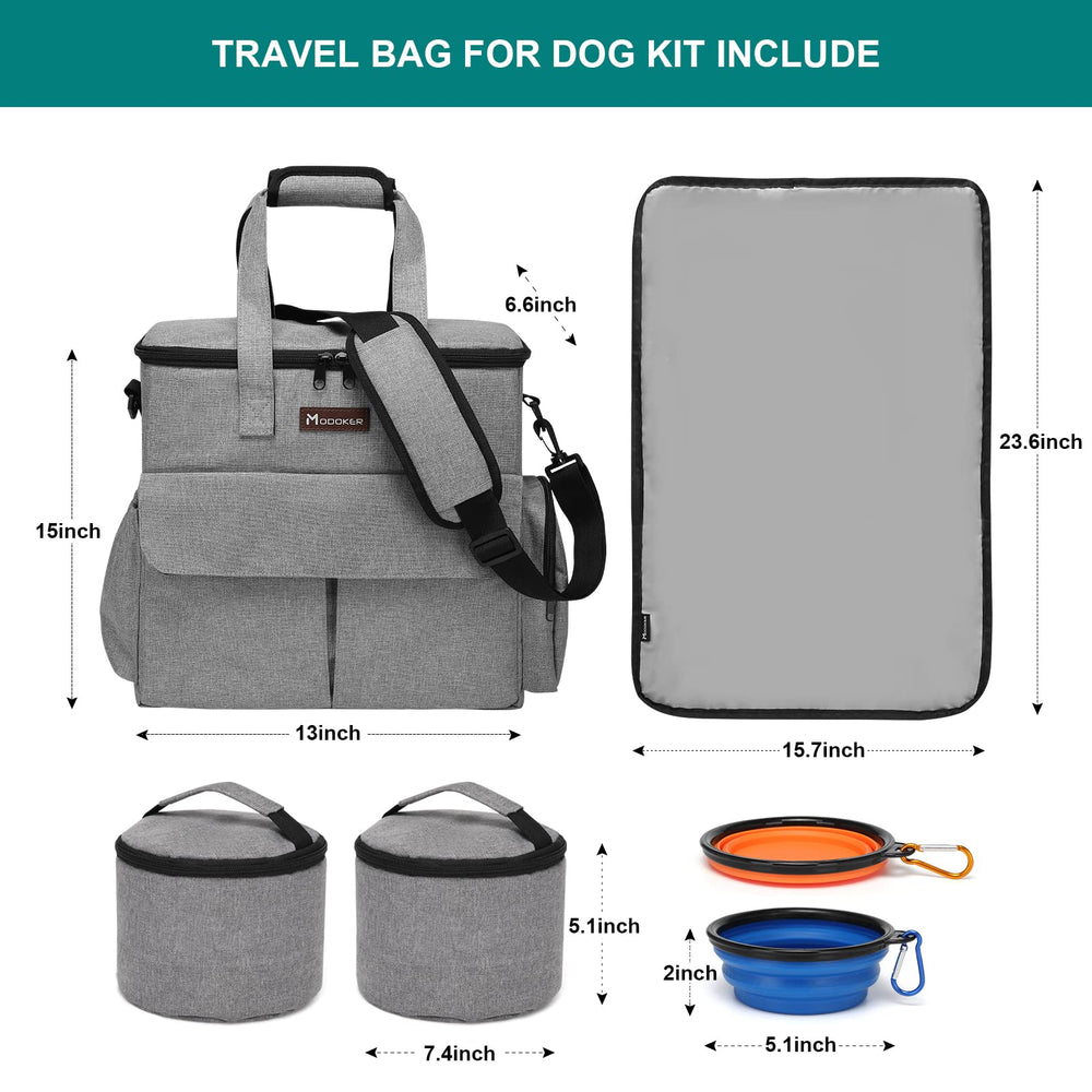 Modoker water-resistant placemat protects surfaces during pet meals.