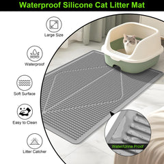 Mofason anti-slip-points keep the mat stable during cats' movement.