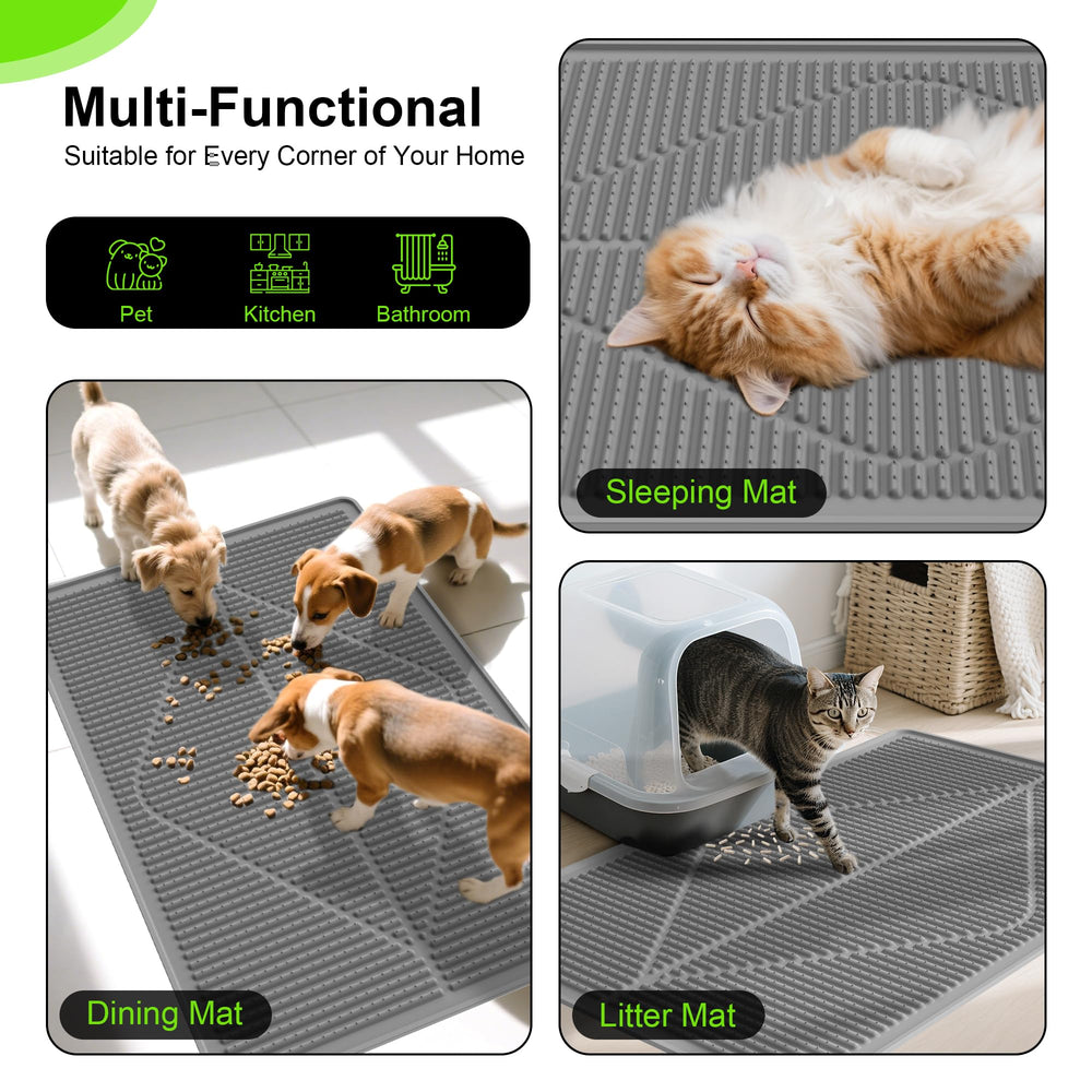 Mofason premium-silicone-litter-mat is odorless and BPA-free.