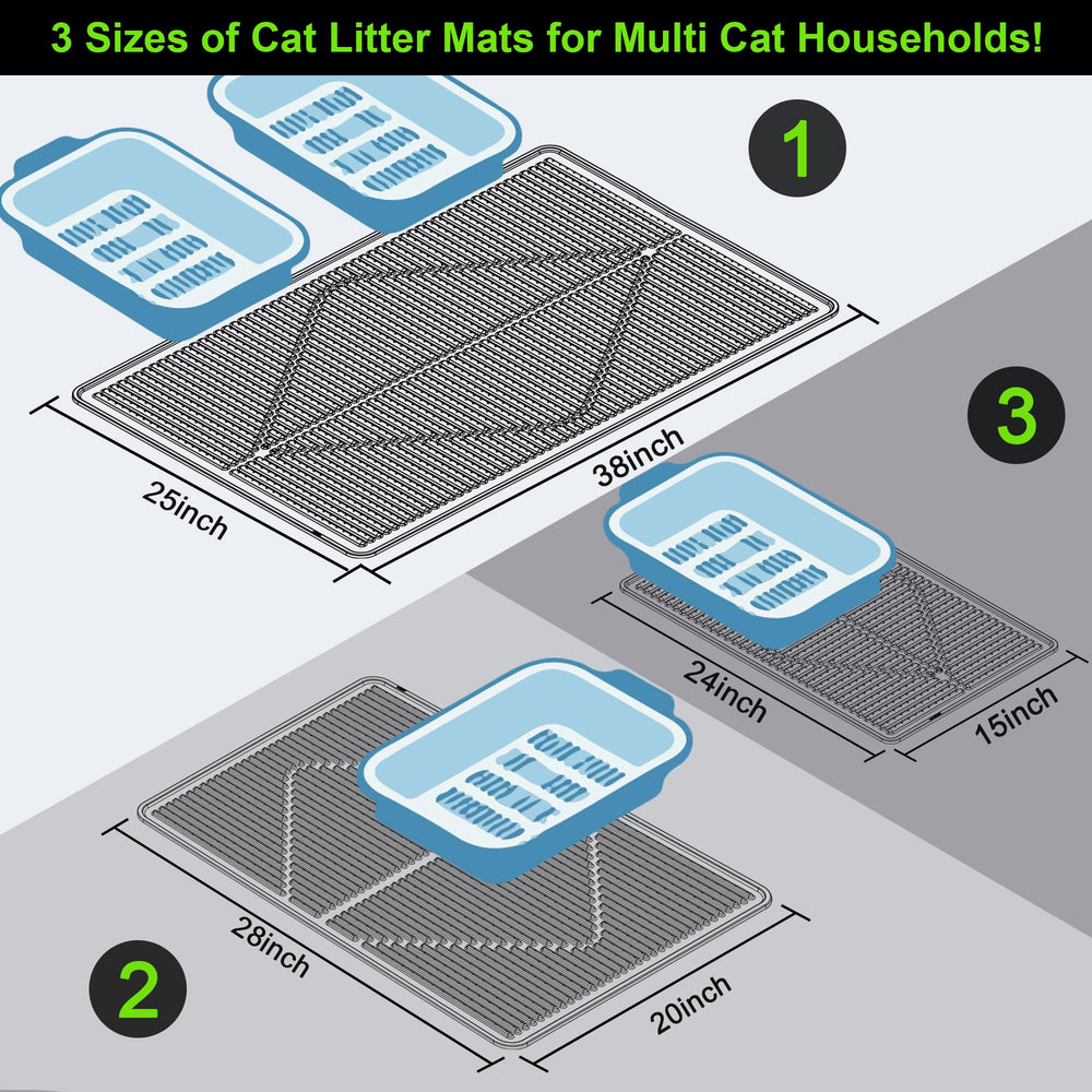 Mofason waterproof-urine-proof-litter-mat protects floors and cleans easily.