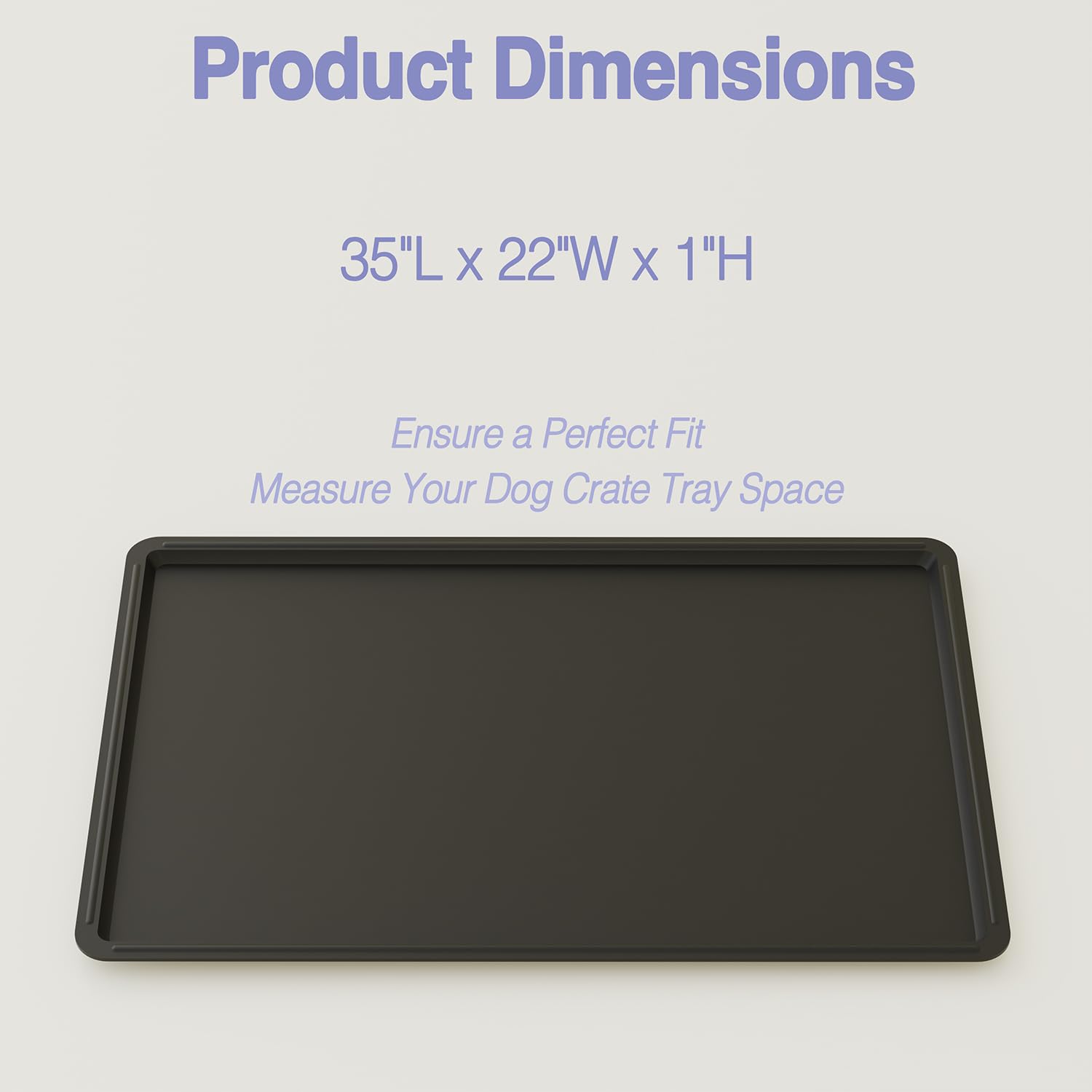 MOFBEAWK multi-pet compatible tray; suitable for dogs, cats, rabbits, and more.
