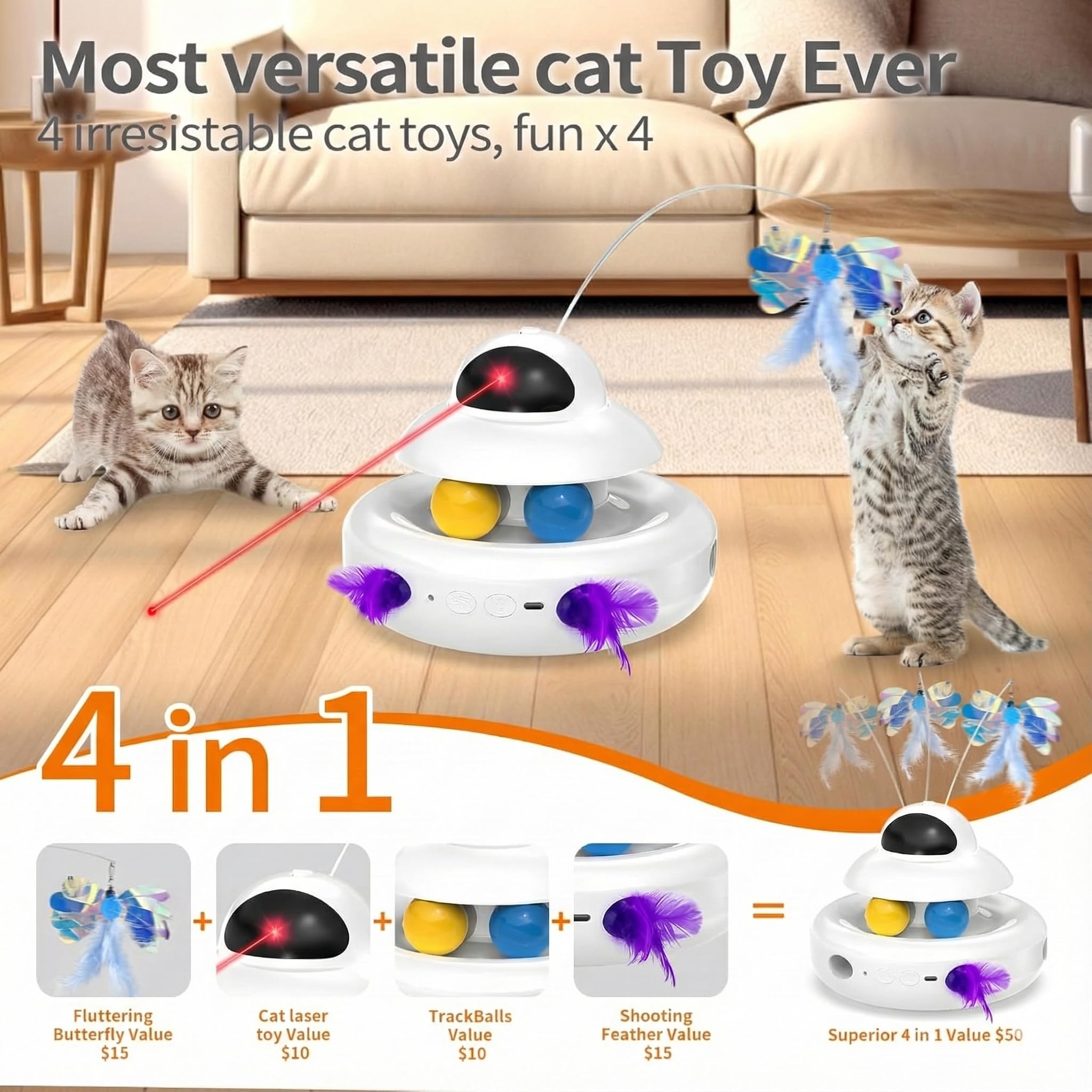 MOHAYA 4in1 track balls prompting quick chases and targets