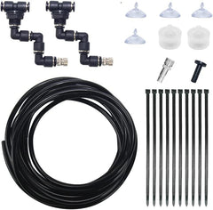Moistenland misting nozzle with 360-degree rotation for even humidity in terrariums