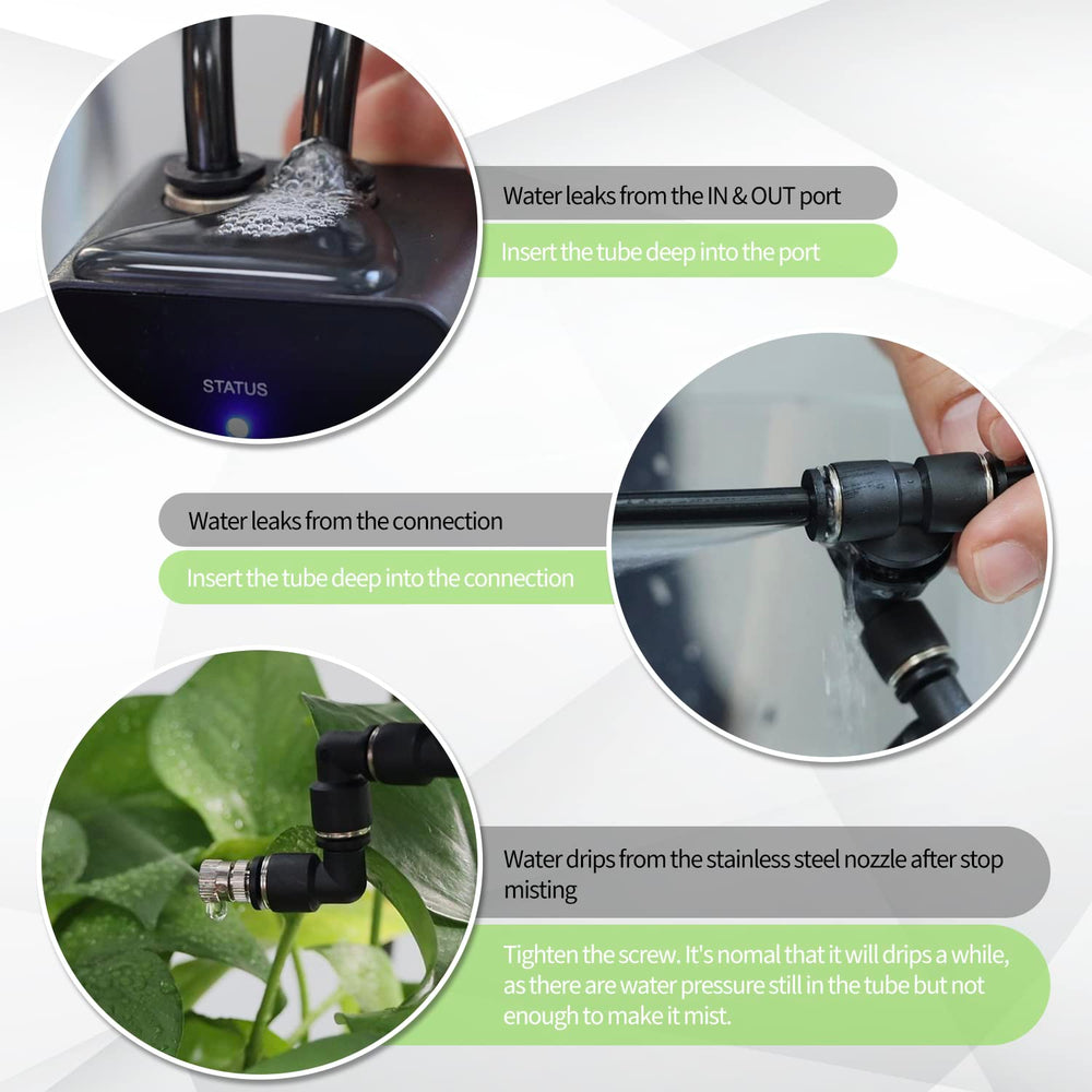 Moistenland timer controls spray duration and schedule for convenient care.