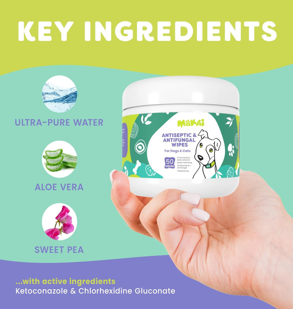 MOKAI wipes packaging close-up shows professional-grade quality.