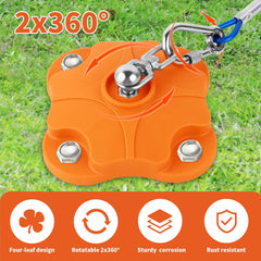 MOLANZ dual 360° swivel heads providing full motion range