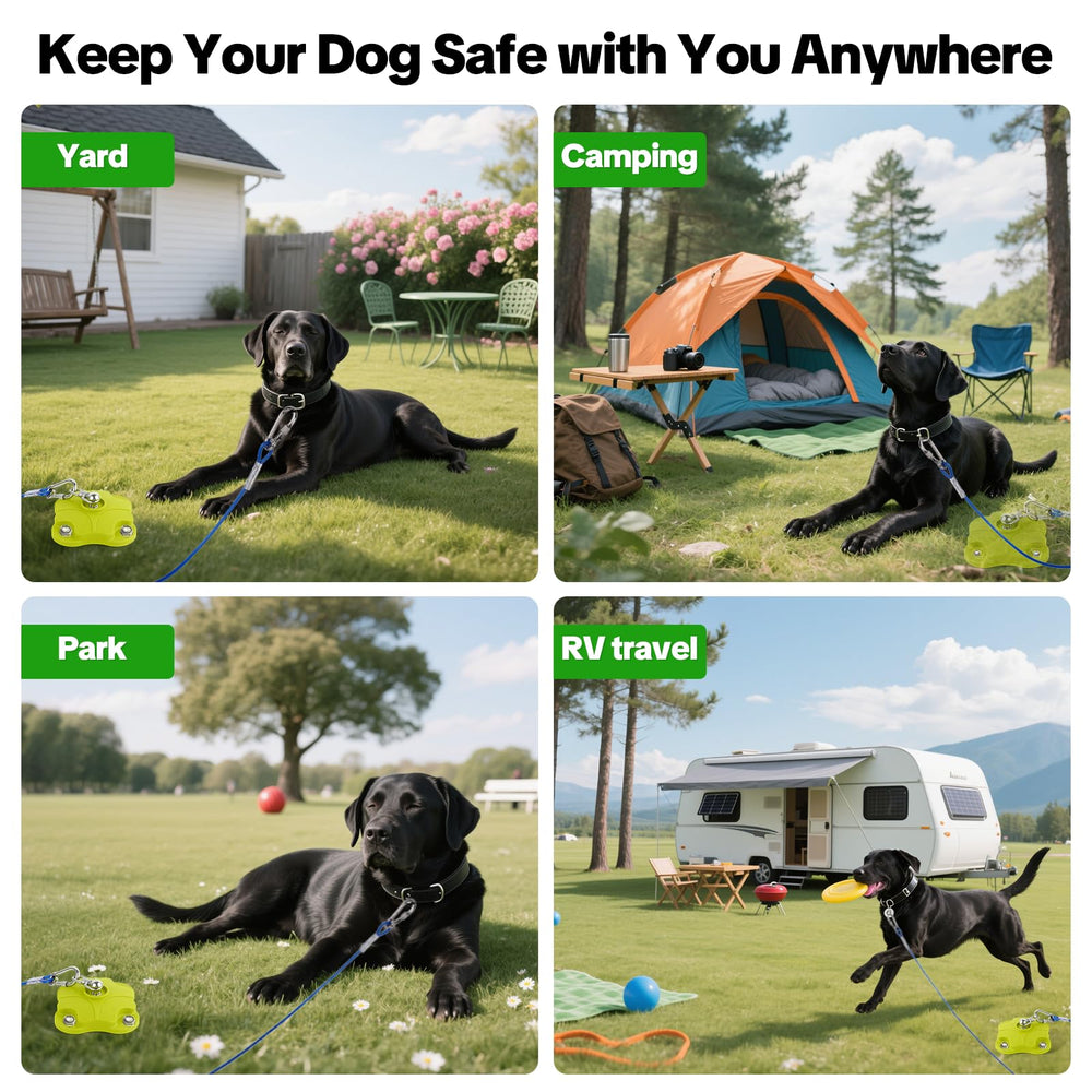 MOLANZ portable dog-run kit for backyard, camping, or beach adventures.